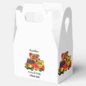 ホットドッグフードトラック漫画イラストレーション フェイバーボックス (オープン)