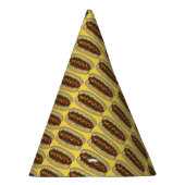 ホットドッグマスタードライッシュフランクフルターホットドッグウィーナー パーティーハット (右)