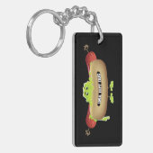 ホットドッグマン キーホルダー (正面左)