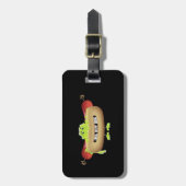 ホットドッグマン ラゲッジタグ (正面縦)