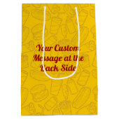 ホットドッグミディアム抱き枕 ミディアムペーパーバッグ (裏面)