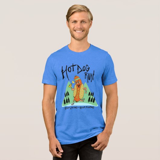 ホットドッグラン Tシャツ (正面全面)