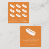 ホットドッグロイヤリティスタンプ ロイヤリティカード (正面/裏面)