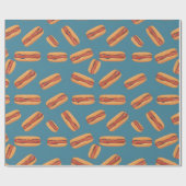 ホットドッグ包装紙誕生日パーティギフトおもしろいプレゼント ラッピングペーパー (フラット)