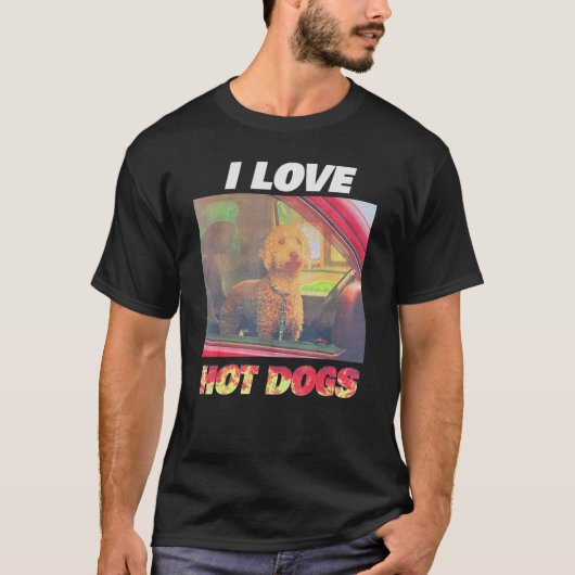 ホットドッグ大好き Tシャツ (正面)