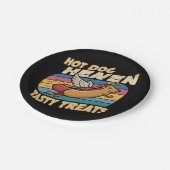 ホットドッグ天国 ペーパープレート (アングル)