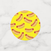 ホットドッグ子供の誕生日パーティー調理師アウトかわいい コンフェッティ (スモール正面)