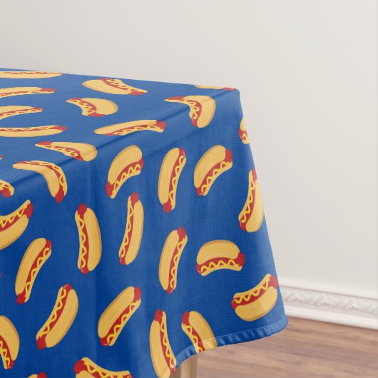 ホットドッグ子供の誕生日パーティー調理師アウトかわいい テーブルクロス (インサイチュ)