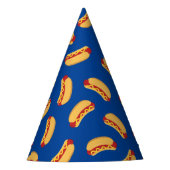 ホットドッグ子供の誕生日パーティー調理師アウトかわいい パーティーハット (正面)