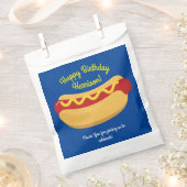 ホットドッグ子供の誕生日パーティー調理師アウトかわいい フェイバーバッグ (クリップ留めされた状態)