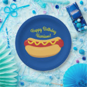 ホットドッグ子供の誕生日パーティー調理師アウトかわいい ペーパープレート (パーティー)