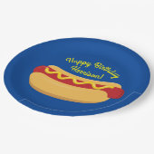 ホットドッグ子供の誕生日パーティー調理師アウトかわいい ペーパープレート (アングル)