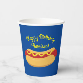 ホットドッグ子供の誕生日パーティー調理師アウトかわいい 紙コップ