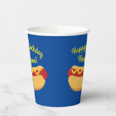 ホットドッグ子供の誕生日パーティー調理師アウトかわいい 紙コップ (左)