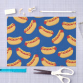 ホットドッグ子供の誕生日パーティー調理師アウトかわいい 薄葉紙 (クラフト)