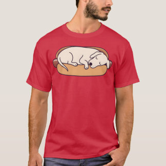 ホットドッグ家族レトロ Tシャツ