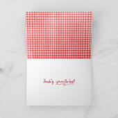 ホットドッグ感謝していオンガンガム サンキューカード (内部)