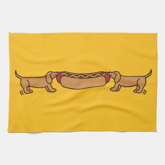 ホットドッグ戦争 キッチンタオル (横)