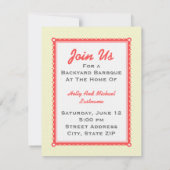 ホットドッグ招待状-サマーバックヤードバルククックアウト 招待状 (裏面)