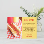 ホットドッグ招待状 招待状 (スタンド正面)