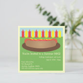 ホットドッグ招待状 招待状 (スタンド正面)