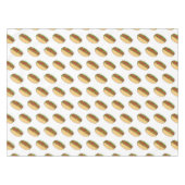 ホットドッグ漫画イラストレーション テーブルクロス (正面(横))