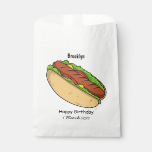 ホットドッグ漫画イラストレーション フェイバーバッグ