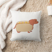 ホットドッグ犬 クッション (ブランケット)