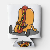 ホットドッグ男 缶クーラー (裏面)