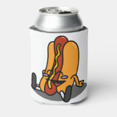 ホットドッグ男 缶クーラー (缶裏面)