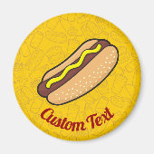 ホットドッグ磁石 マグネット (正面)