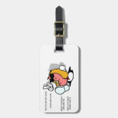 ホットドッグ荷物タグ ラゲッジタグ (正面縦)