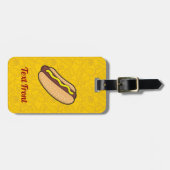 ホットドッグ荷物タグ ラゲッジタグ (正面横)
