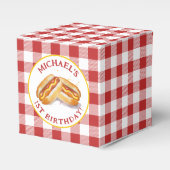 ホットドッグ誕生日パーティーお気に入りボックス – Kids BBQ調理師 フェイバーボックス (正面サイド)