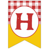 ホットドッグ誕生日パーティーのバンティングフラグ – Kids Cookou バンティングフラッグ (第2の旗)