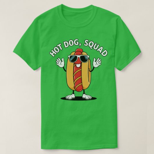 ホットドッグ隊1 Tシャツ (デザイン正面)