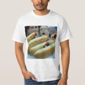 ホットドッグ食べのコンテスト Tシャツ (正面)