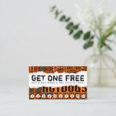 ホットドッグ1個無料 ロイヤリティカード (スタンド正面)