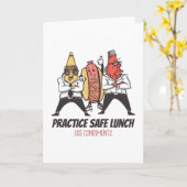 ホットドッグ カード (黄色い花)