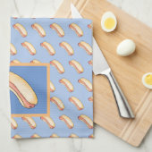 ホットドッグ キッチンタオル (四つ折り)