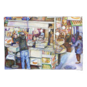 ホットドッグ・ゴッド、ニューヨークシティ 枕カバー (正面)