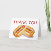 ホットドッグ サマー クックアウト 感謝カード – 子供 BBQ P (正面)