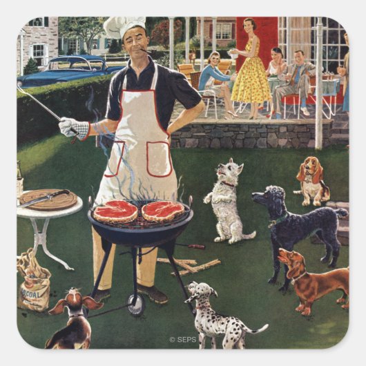 ホットドッグ スクエアシール (正面)