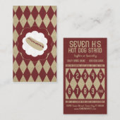 ホットドッグ ダイヤモンド スタンプ カード (正面/裏面)