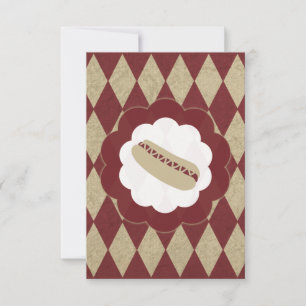 ホットドッグ ダイヤモンド 招待状