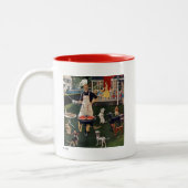 ホットドッグ ツートーンマグカップ (左)