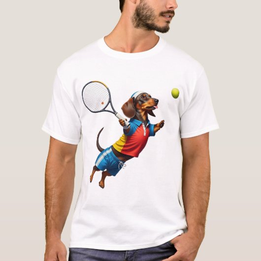 ホットドッグ テニス Tシャツ (正面)