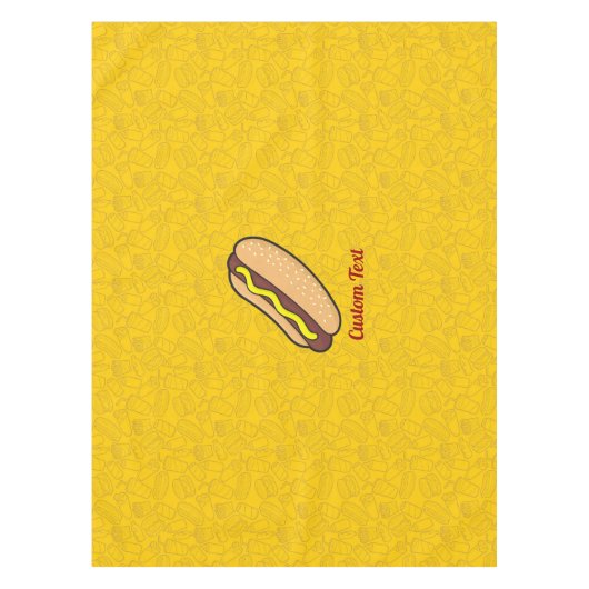 ホットドッグ テーブルクロス (正面)