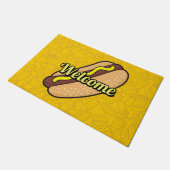 ホットドッグ ドアマット (アングル)