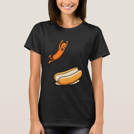 ホットドッグ ハイダイブ Tシャツ (正面)